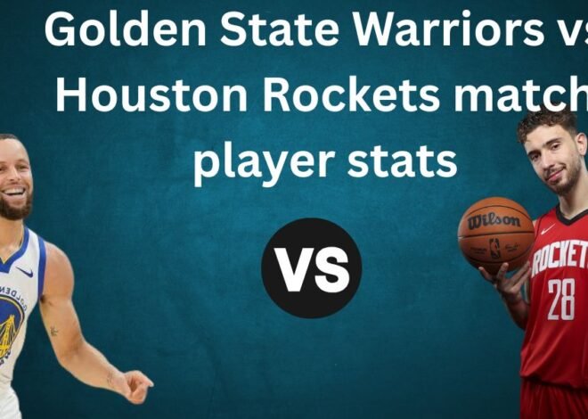 Golden State Warriors vs Houston Rockets match player stats 23rd April 2025 Box Score