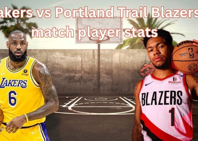Lakers vs Portland Trail Blazers match player stats 13th April 2025 Box Score